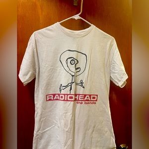 Vintage White Radiohead Tee